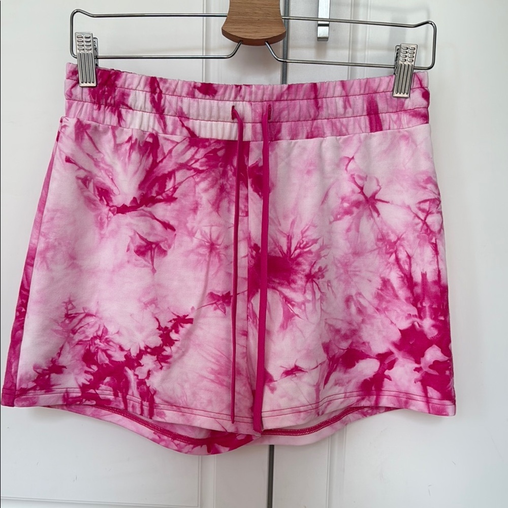 Carbon38 Pink Tie-Dye Women's Shorts